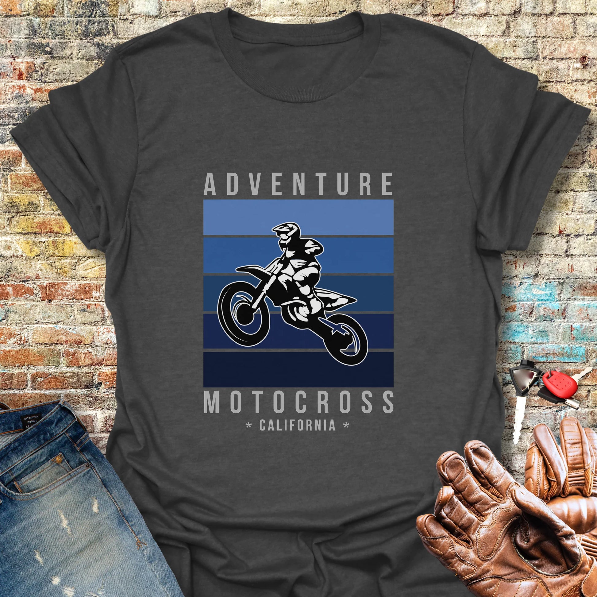 MotoX CA T-Shirt - Dark Heather