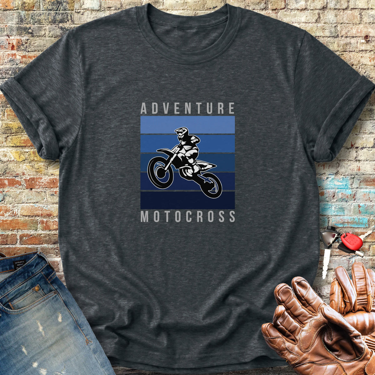 MotoX CA Classic T-Shirt - Dark Heather