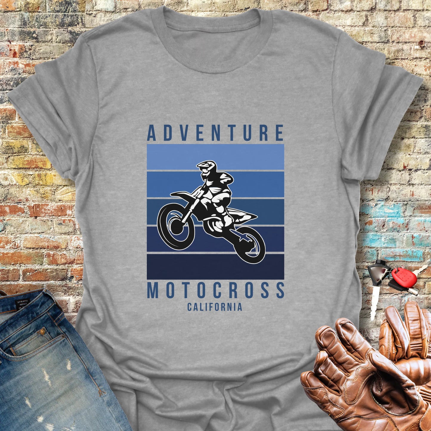 MotoX CA T-Shirt - Sport Grey