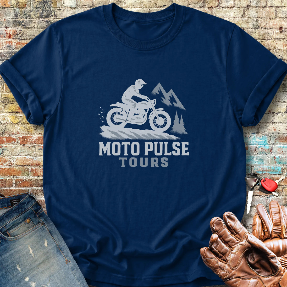 Moto Pulse Classic T-Shirt - Navy