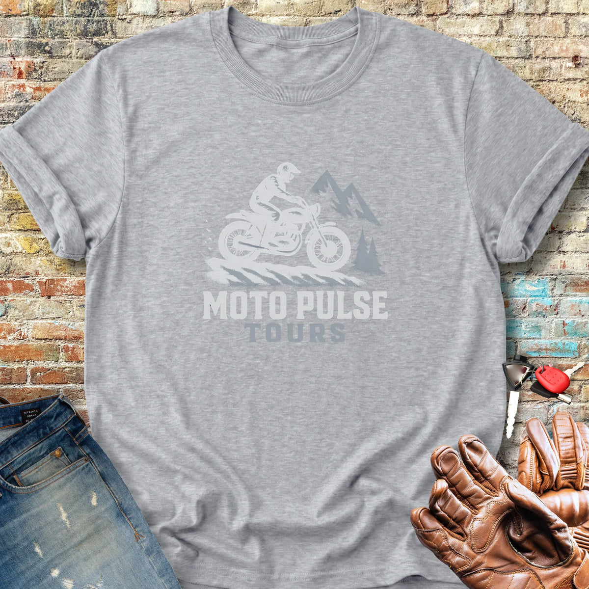 Moto Pulse Classic T-Shirt - Sport Grey