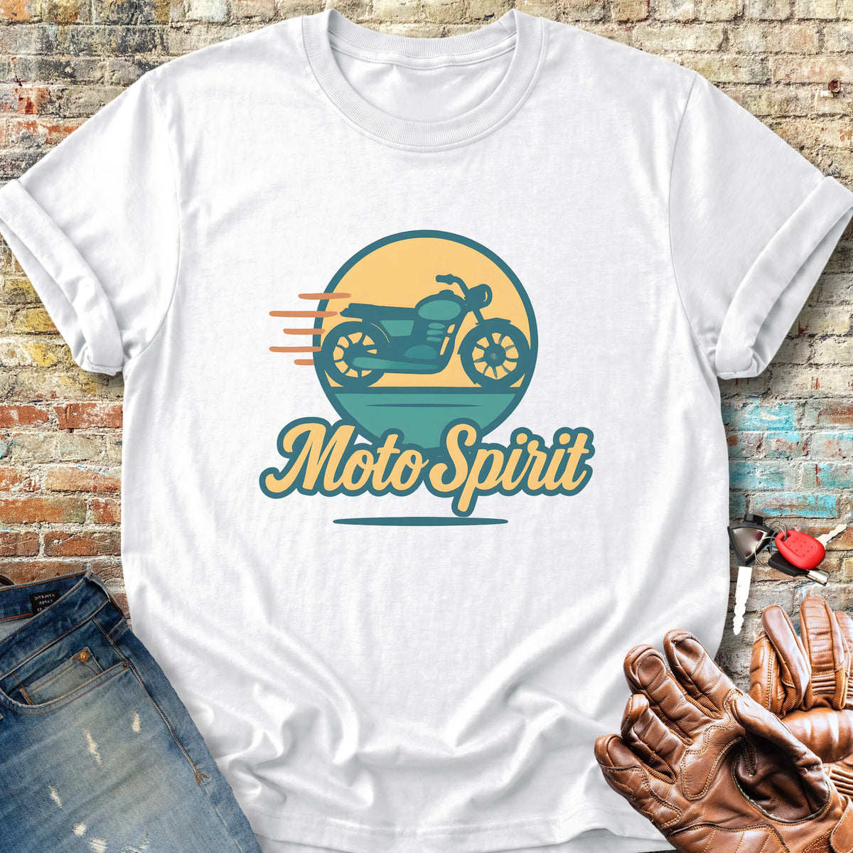 Moto Spirit Classic T-Shirt - White