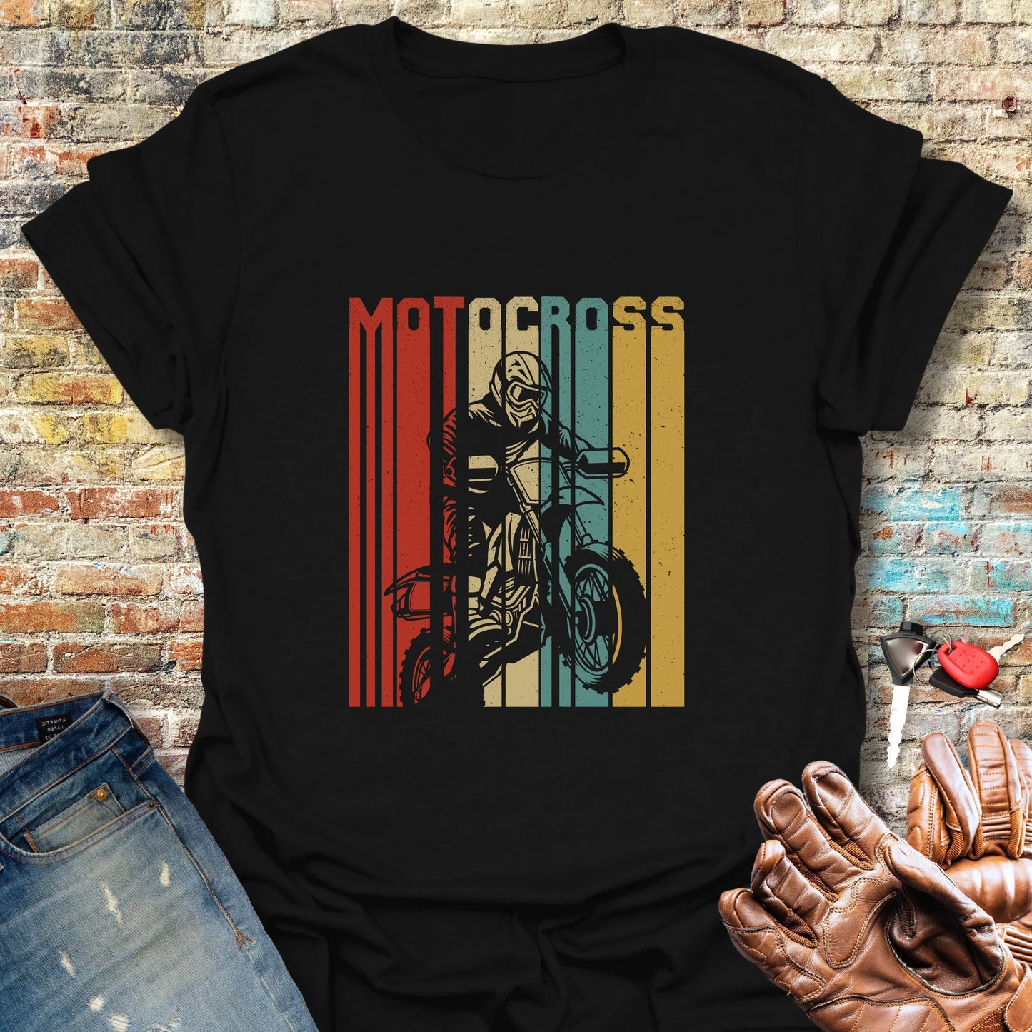 Motocross T-Shirt - Black