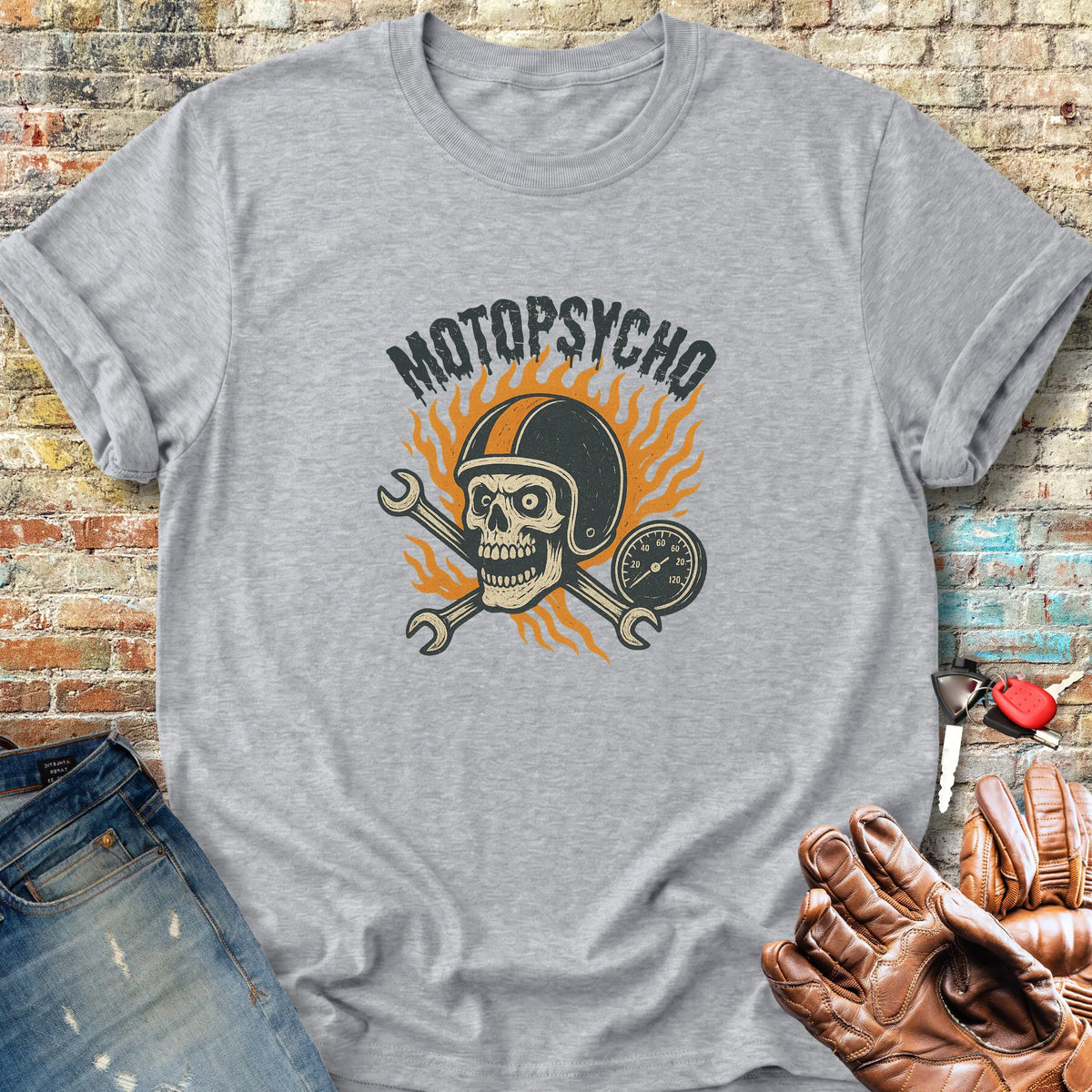 Motopsycho Classic T-Shirt - Sport Grey