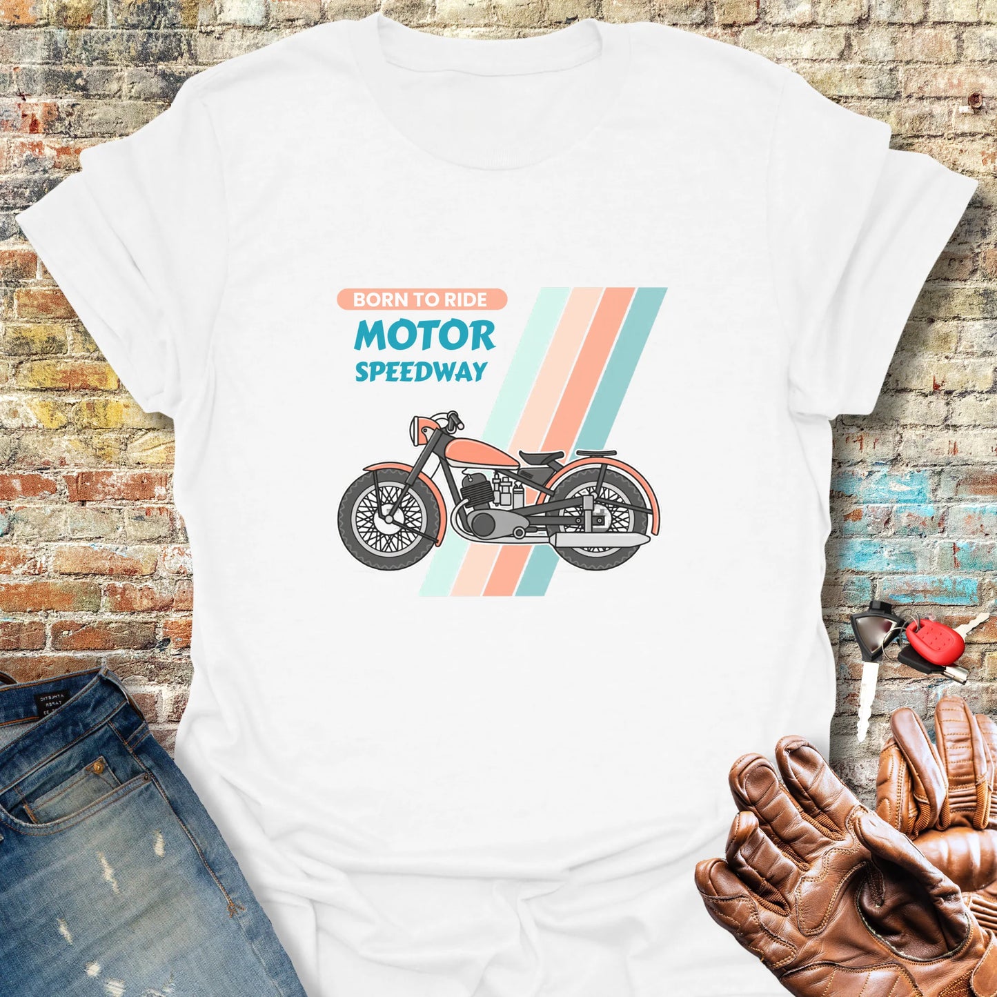 Motor Speedway T-Shirt - White