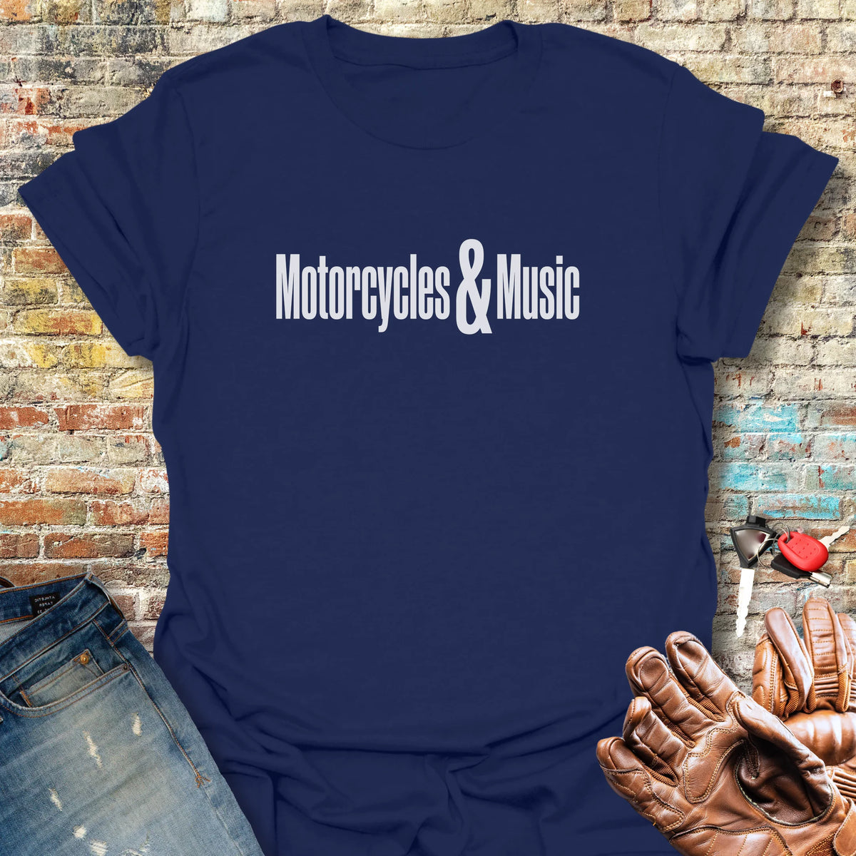 Motorcycles & Music - Navy