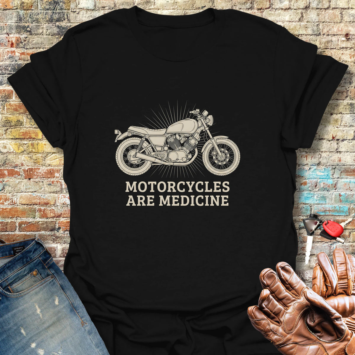 Motorcycles are Medicine - Black