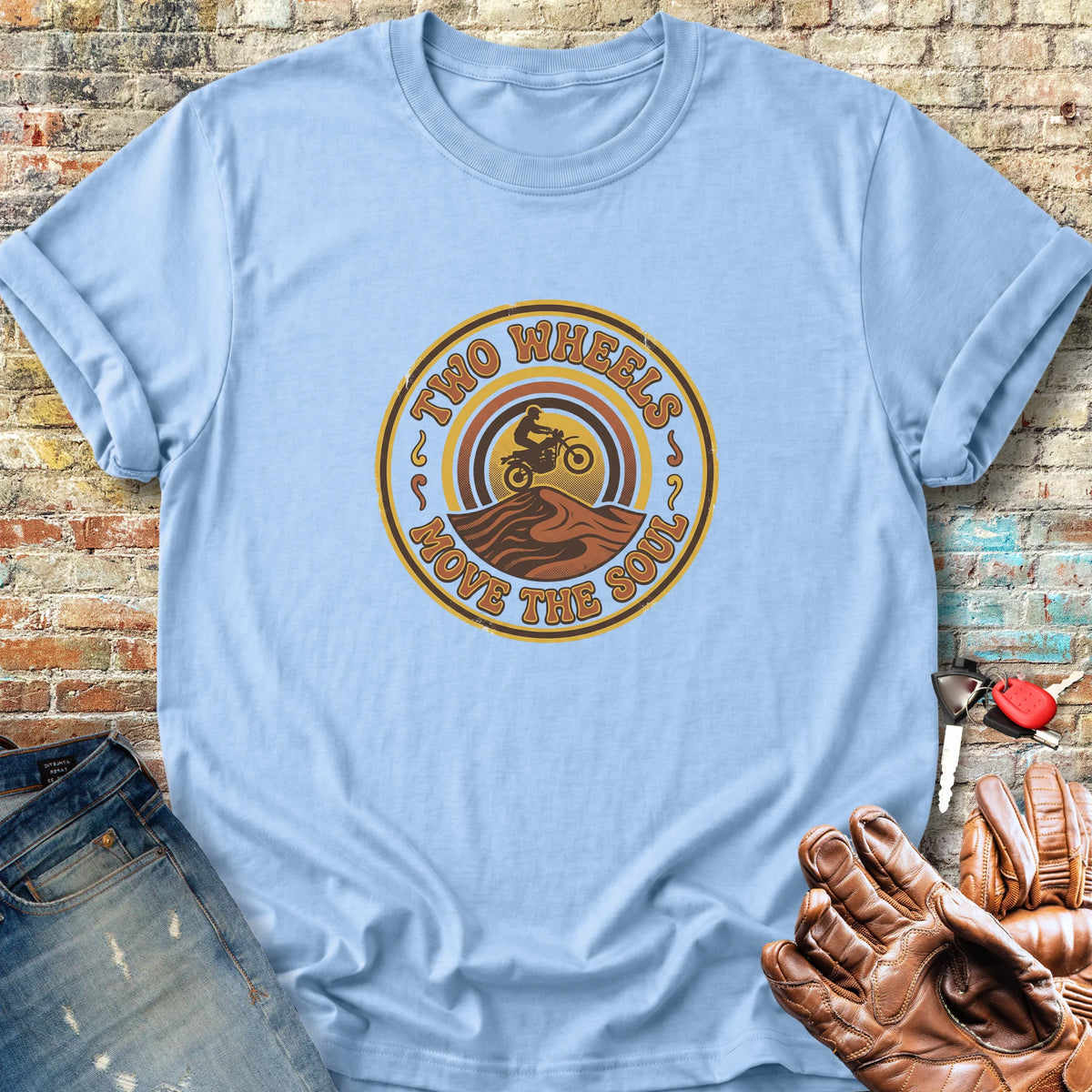 Move The Soul Classic T-Shirt - Light Blue