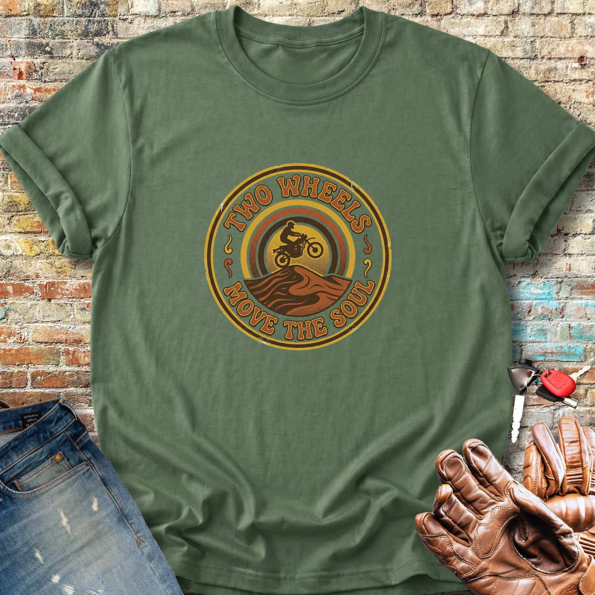 Move The Soul Classic T-Shirt - Military Green