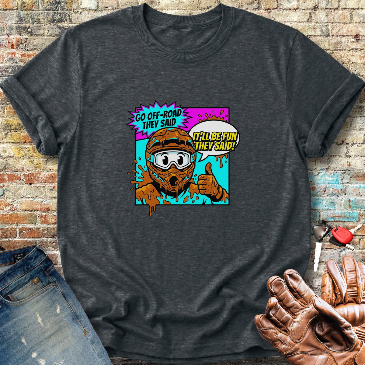Muddy Classic T-Shirt - Dark Heather