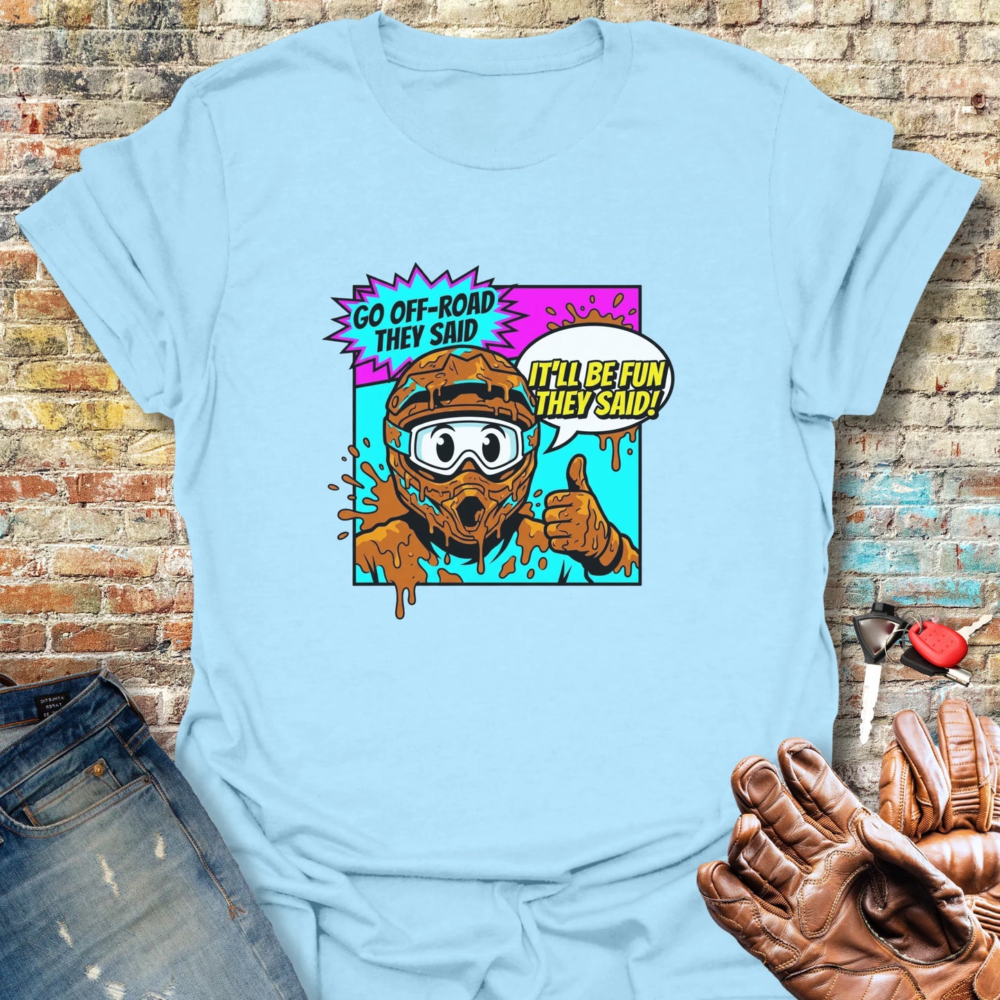Muddy T-Shirt - Light Blue