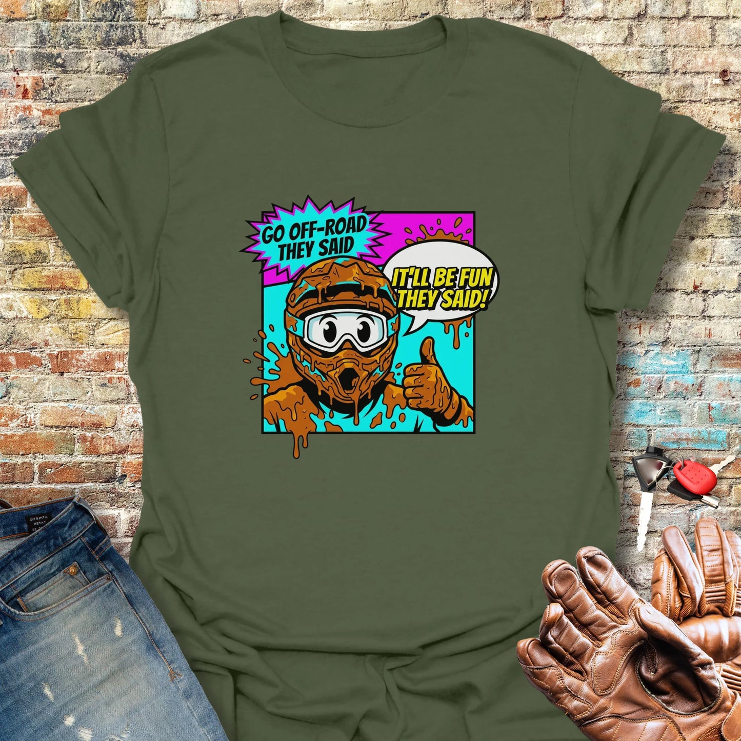 Muddy T-Shirt - Military Green