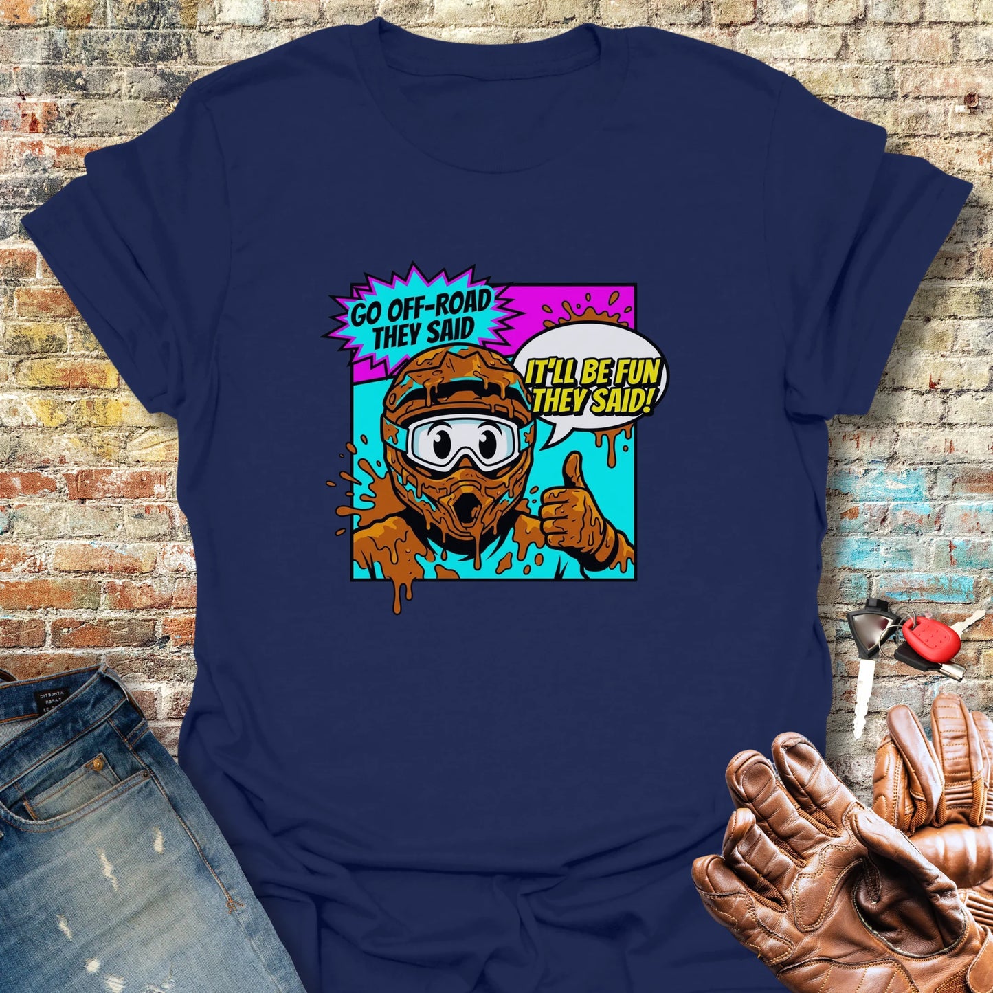 Muddy T-Shirt - Navy
