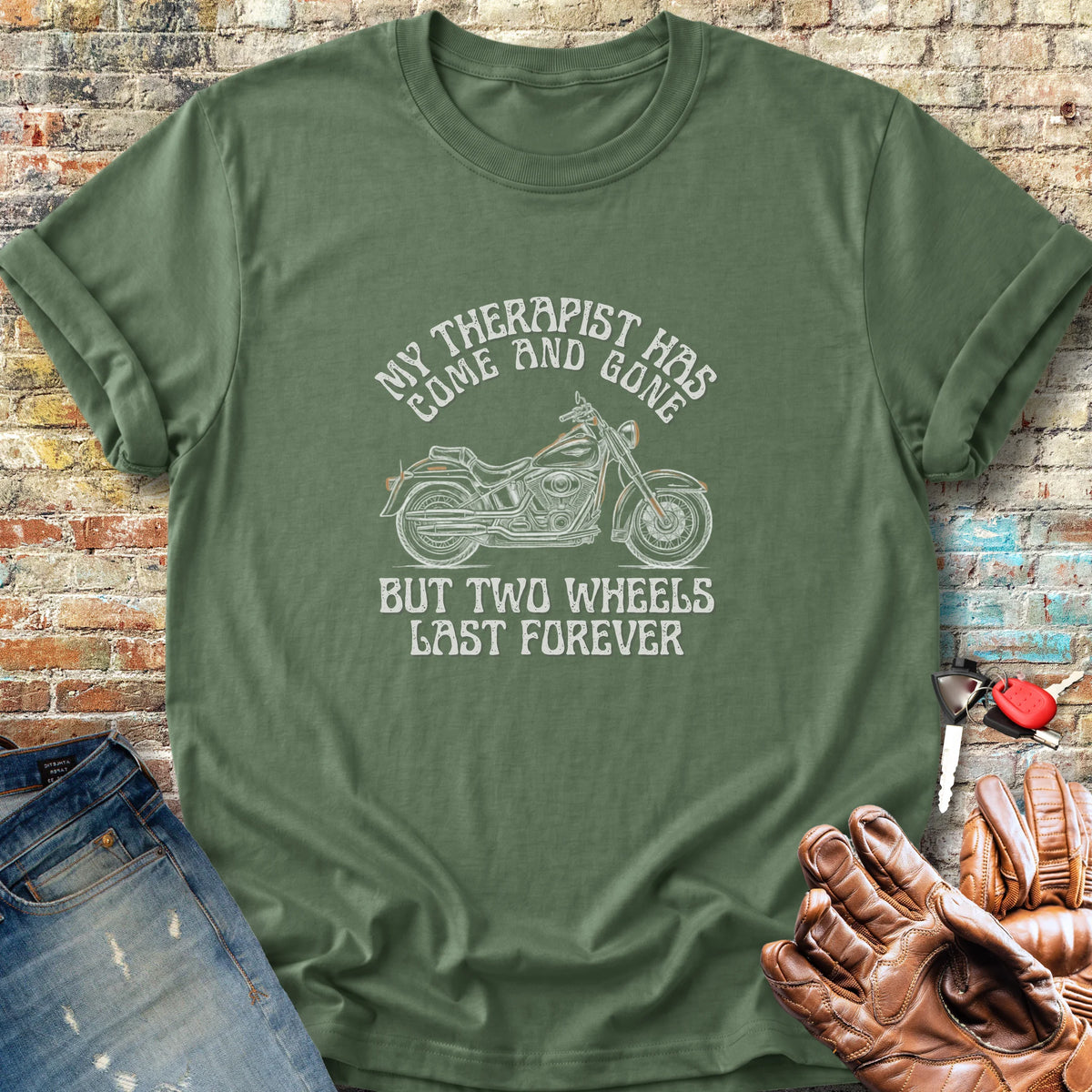 My Therapist Classic T-Shirt - Military Green