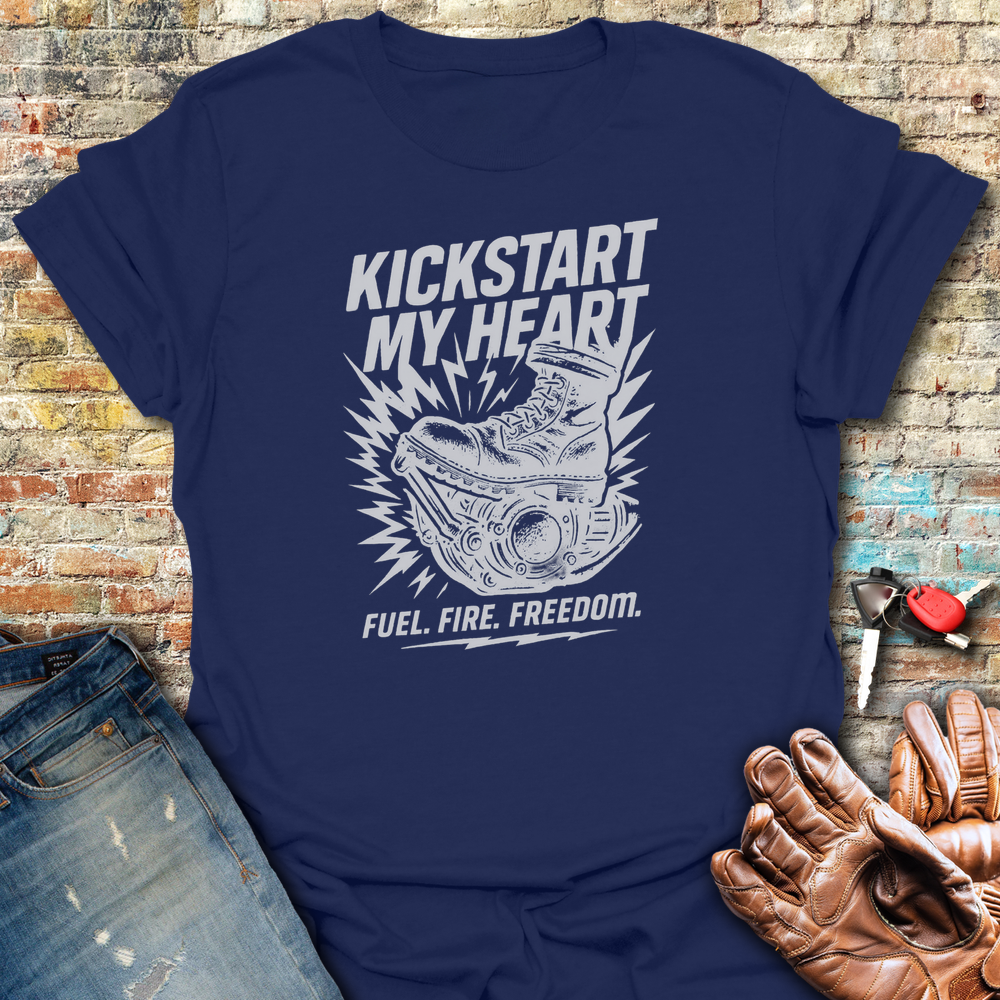 Kickstart T-Shirt - Navy