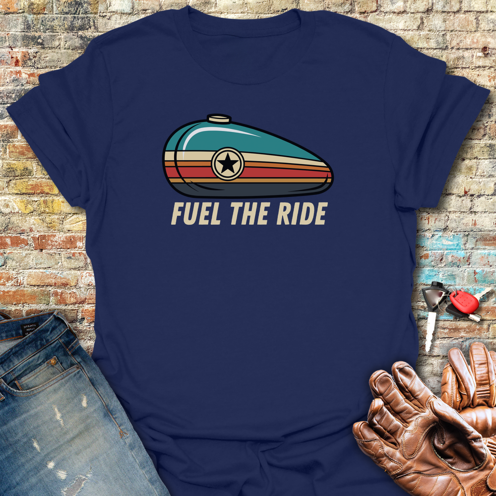 Fuel The Ride T-Shirt - Navy