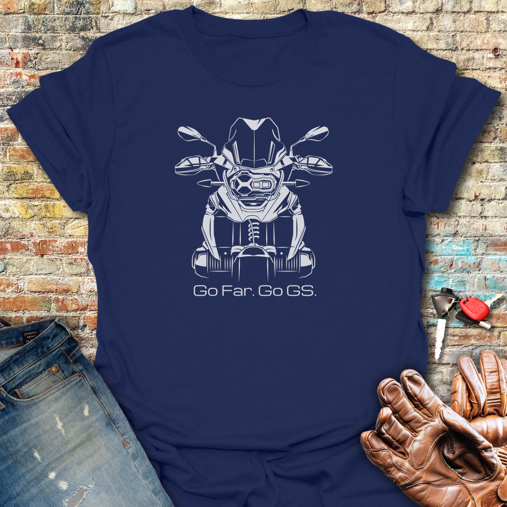 Go Far T-Shirt - Navy