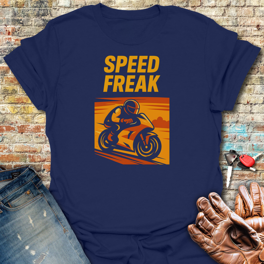 Speed Freak T-Shirt - Navy