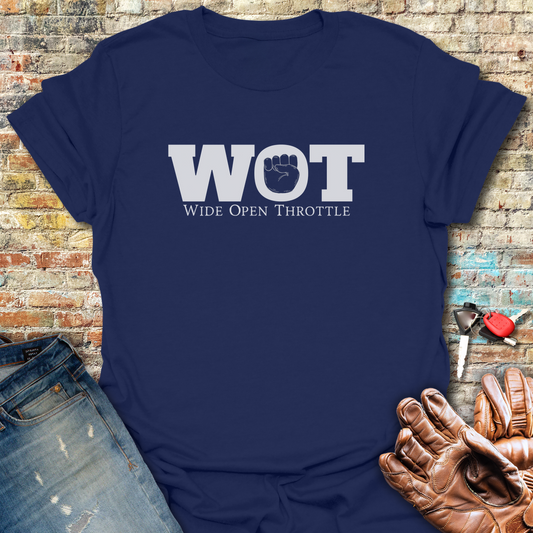 Wide Open T-Shirt - Navy
