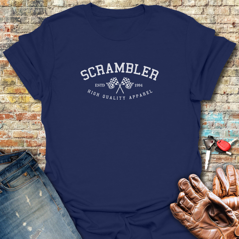Scrambler T-Shirt - Navy