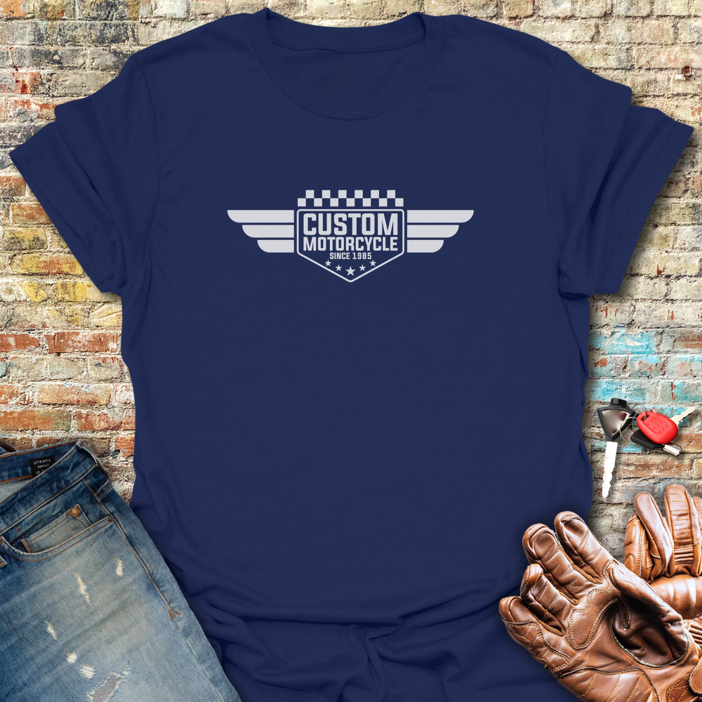Custom 1985 T-Shirt - Navy