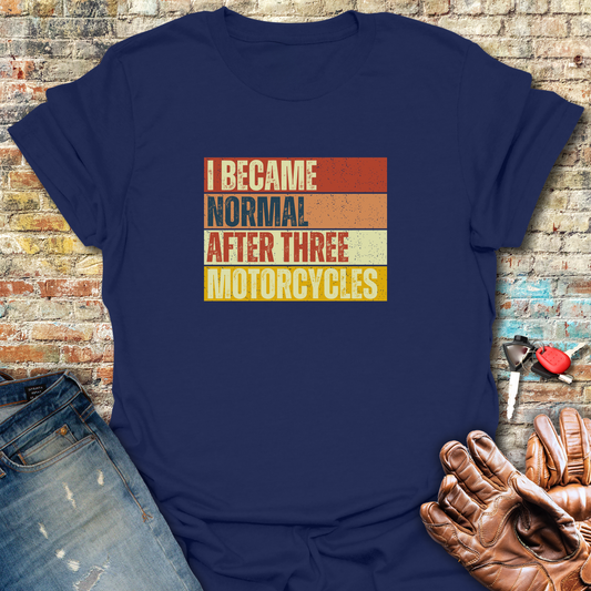 Becoming Normal Block T-Shirt - Navy