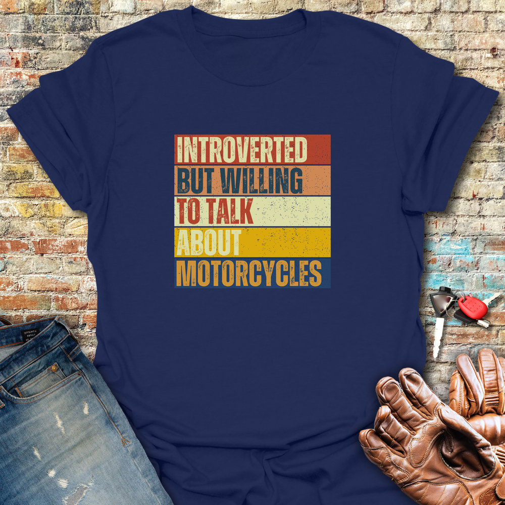 Introverted Block T-Shirt - Navy