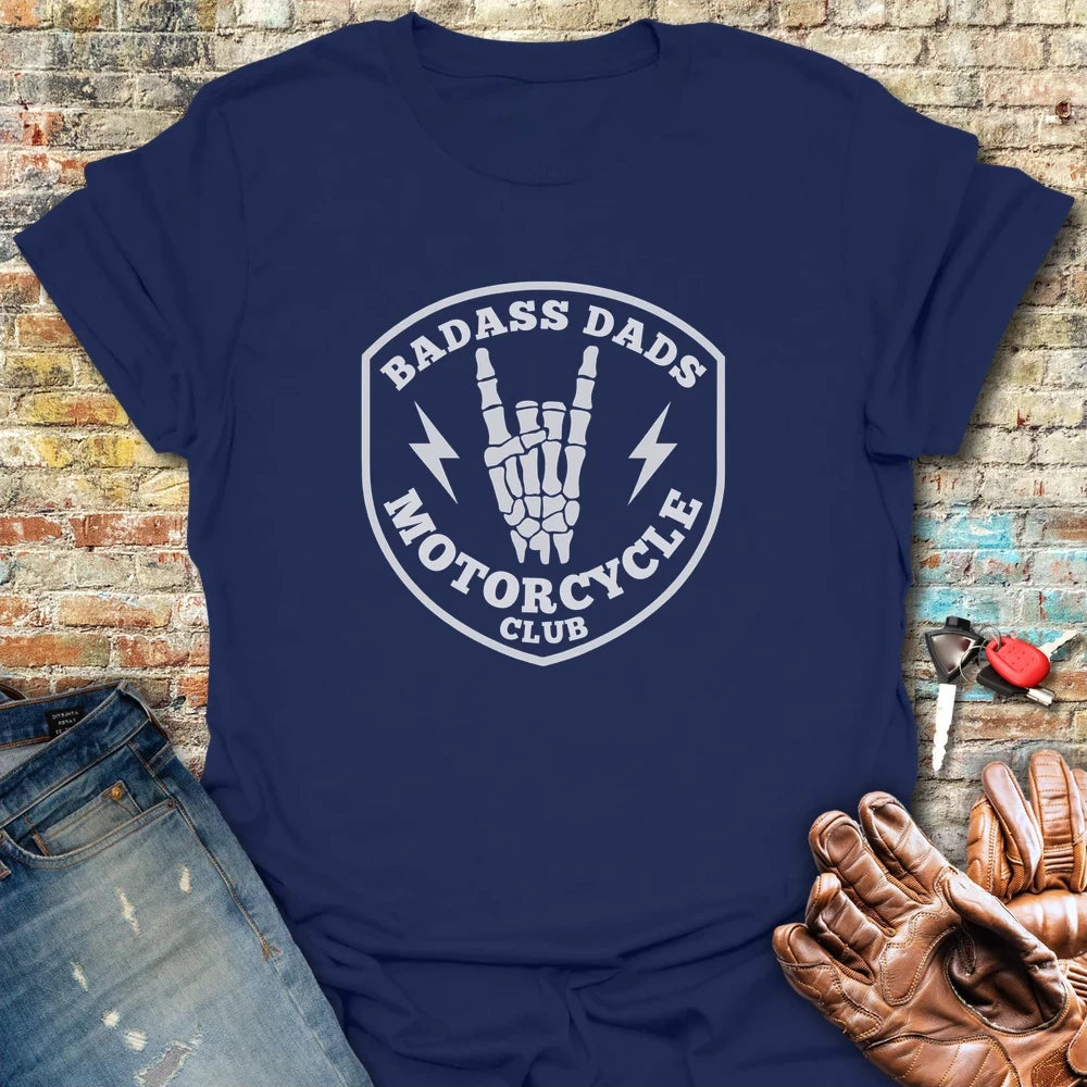 Badass Dads T-Shirt - Navy