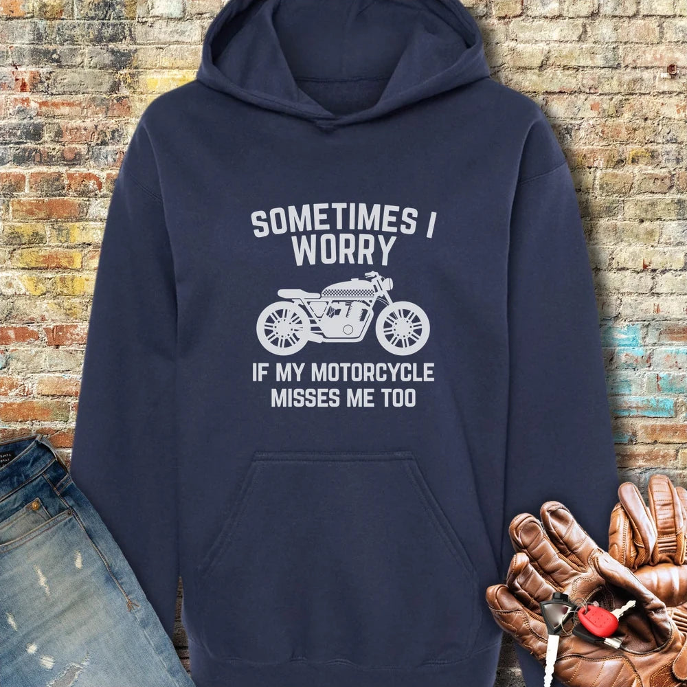 Sometimes (Cafe) Hoodie - Navy