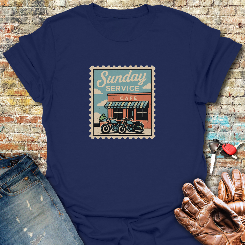 Sunday Service T-Shirt - Navy