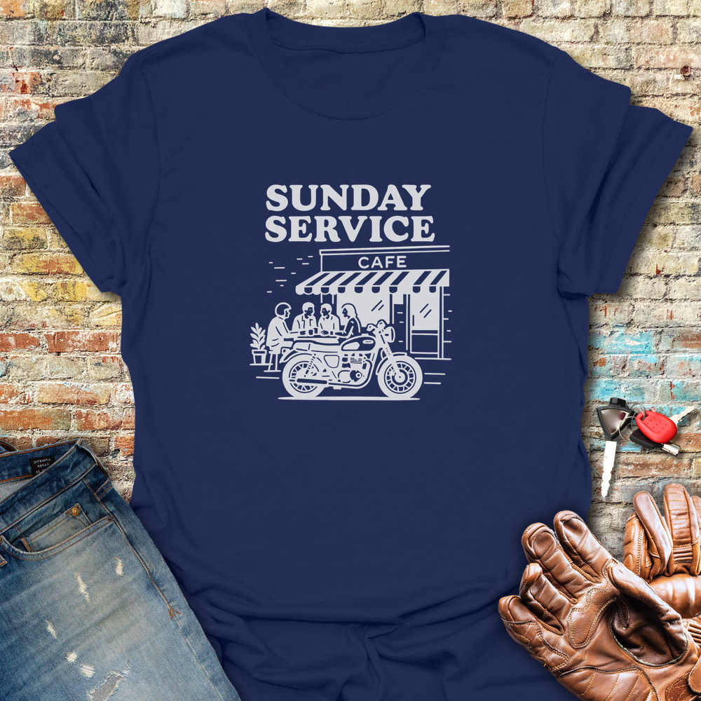 Coffee Run T-Shirt - Navy