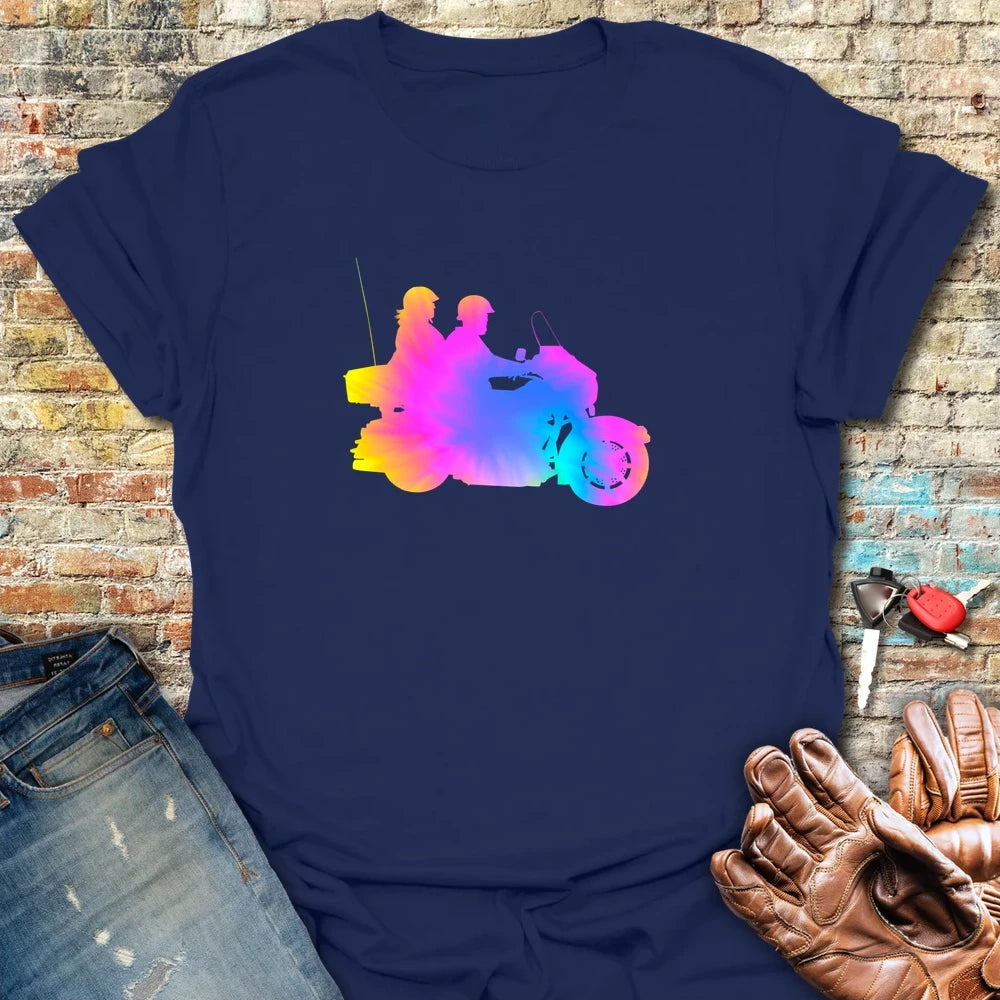 Paint Explosion T-Shirt - Navy