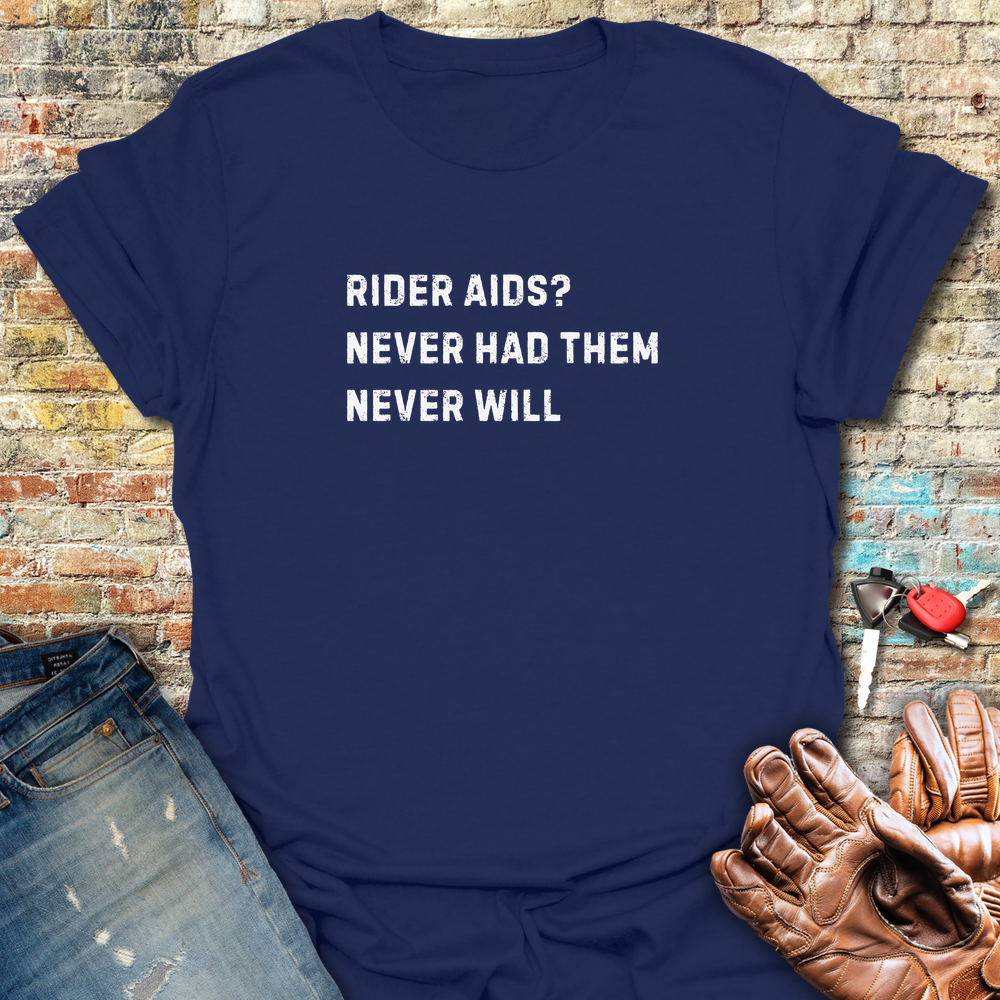 Rider Aids T-Shirt - Navy