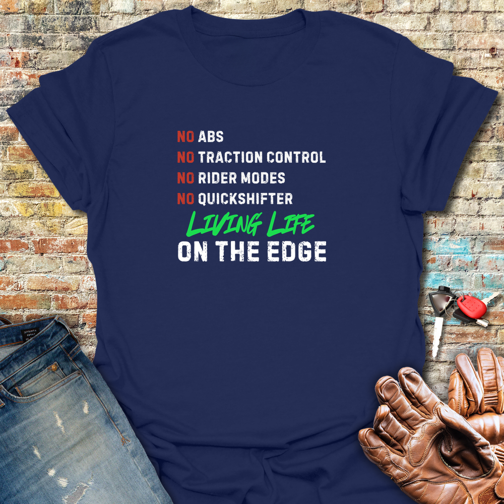 On The Edge T-Shirt - Navy