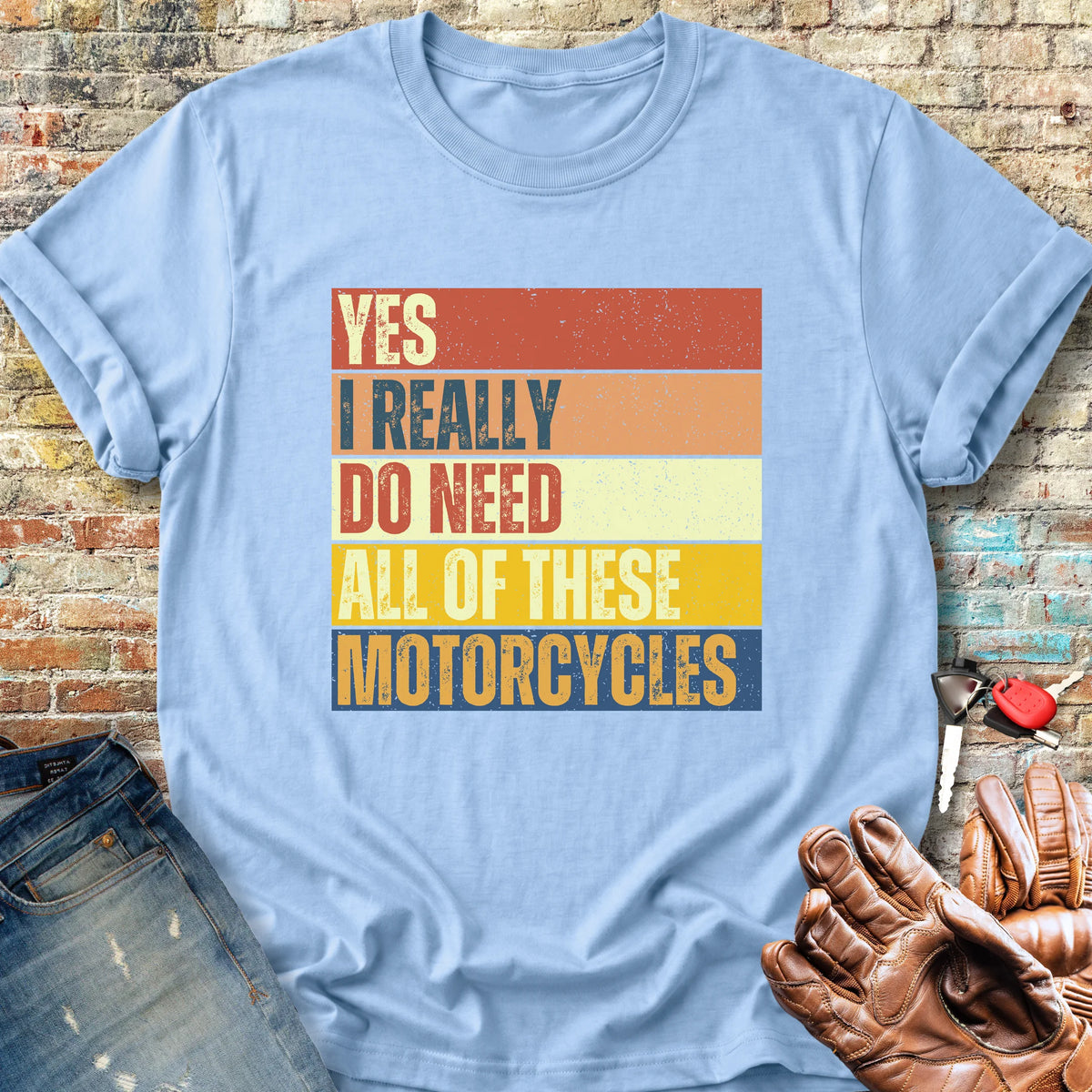 Need (Block) Classic T-Shirt - Light Blue