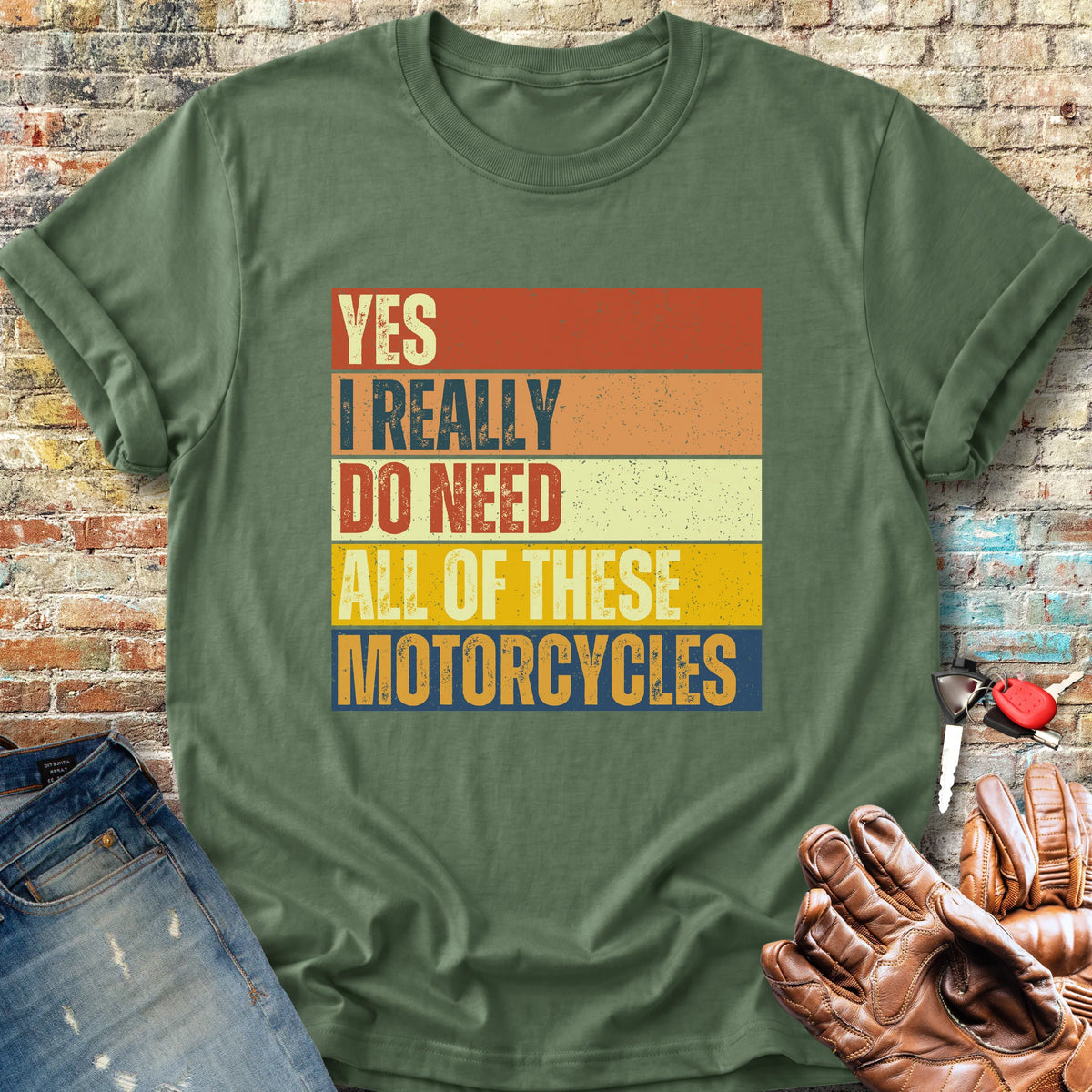 Need (Block) Classic T-Shirt - Military Green