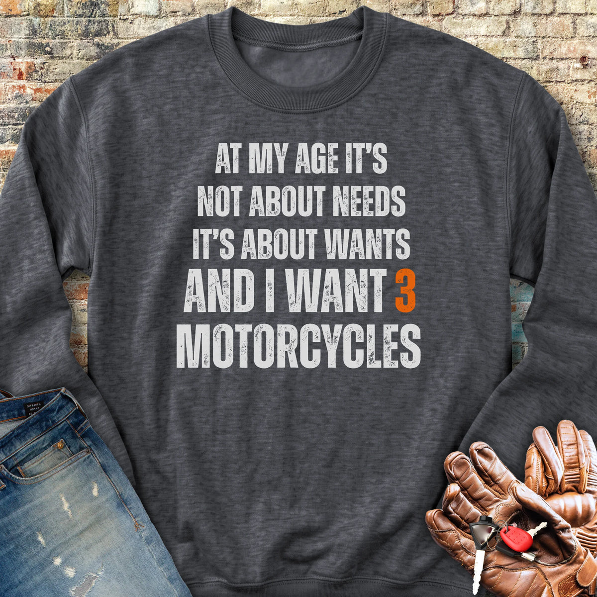 Needs Sweatshirt - Dark Heather