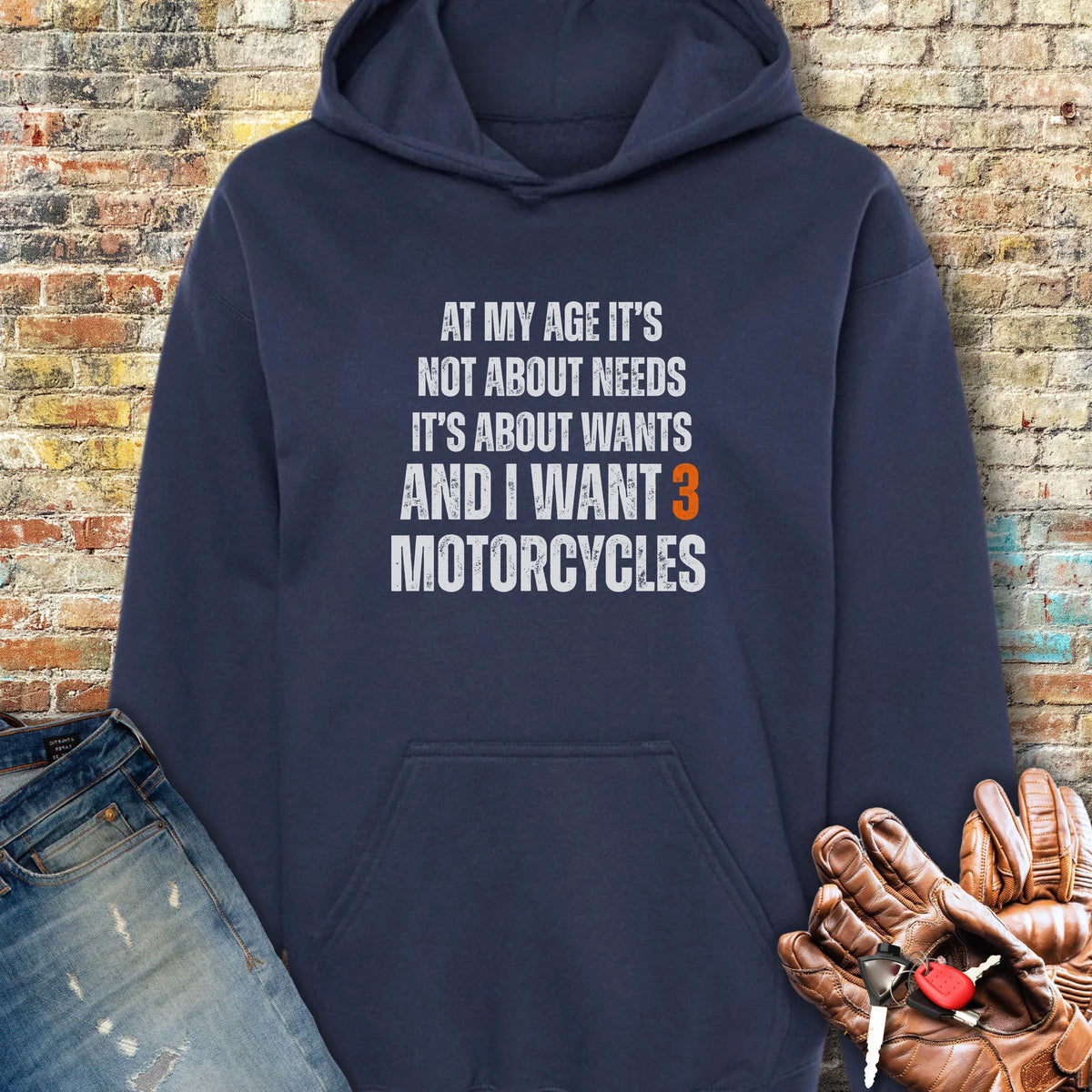 Needs Hoodie - Navy