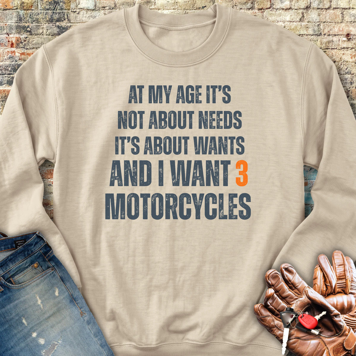 Needs Sweatshirt - Sand