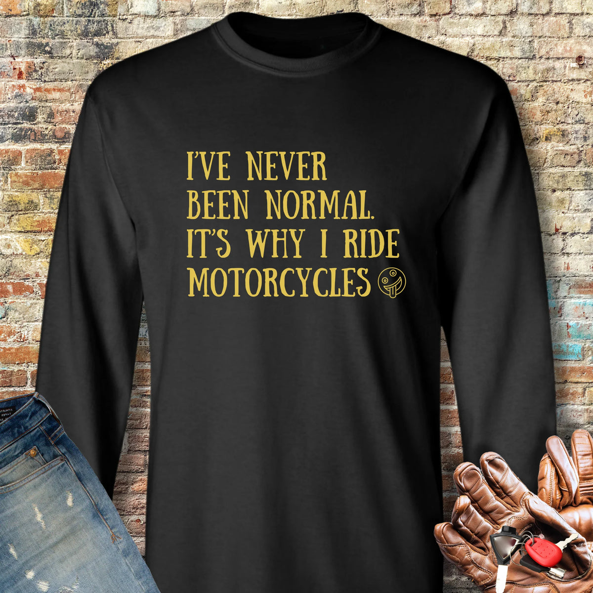 Never Long Sleeve T-Shirt - Black