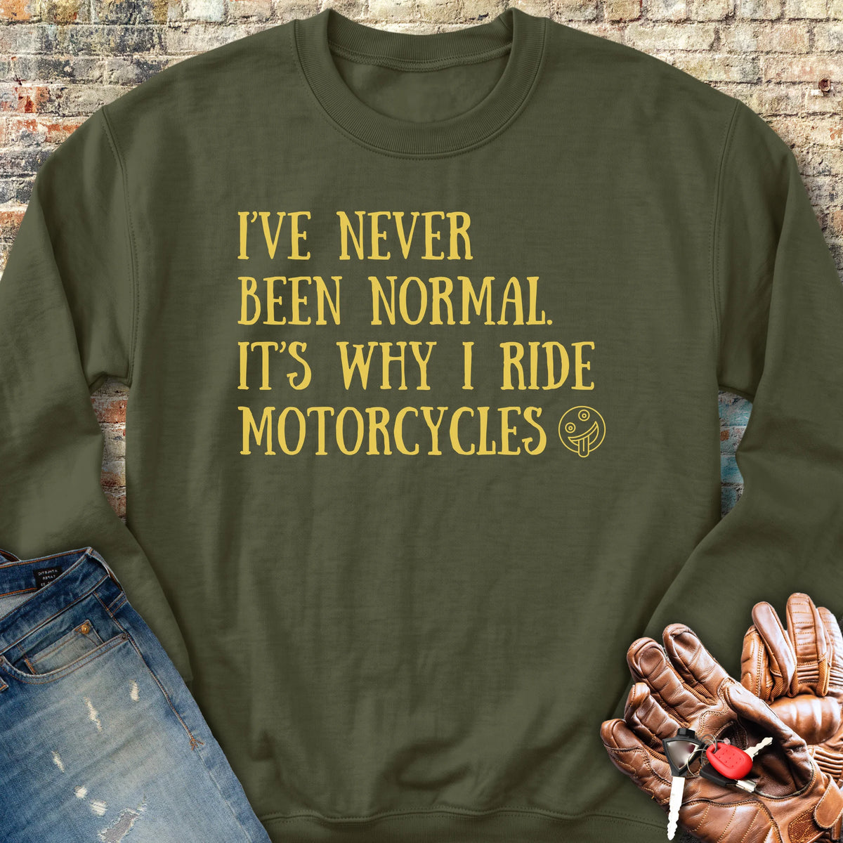 Never Sweatshirt - Military Green