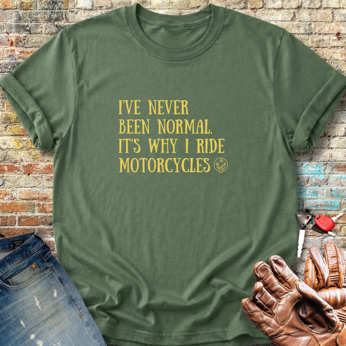 Never Classic T-Shirt - Military Green