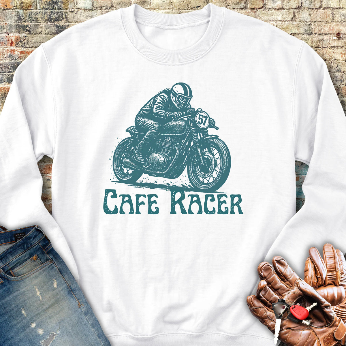 No.57 Sweatshirt - White