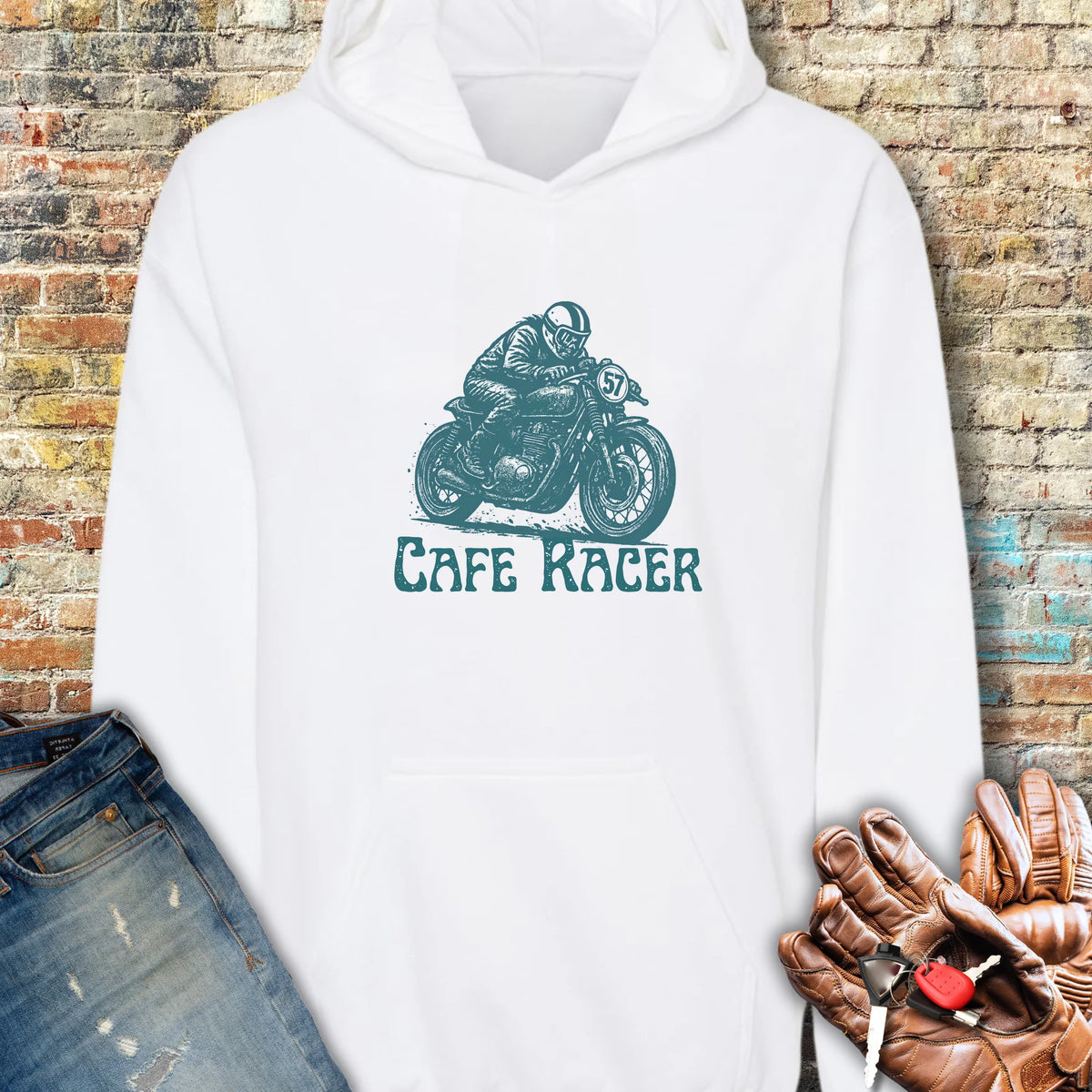 No.57 Hoodie - White