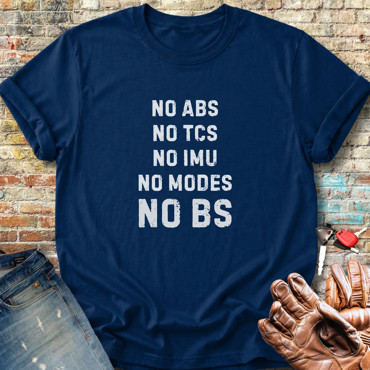 No BS Classic T-Shirt - Navy