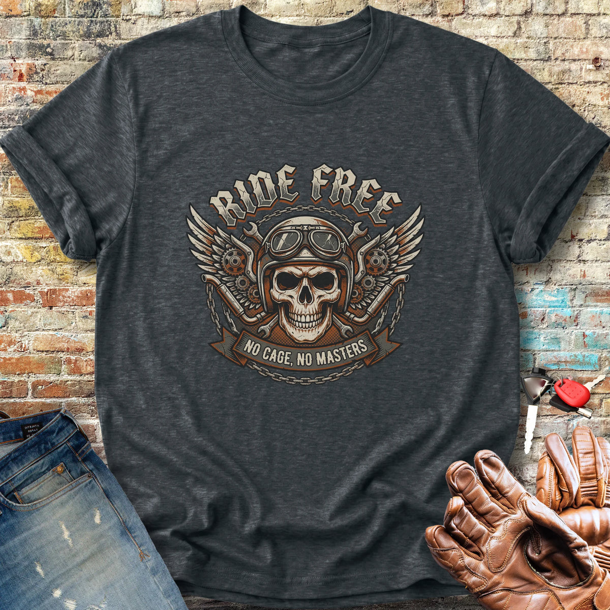 No Cage Classic T-Shirt - Dark Heather