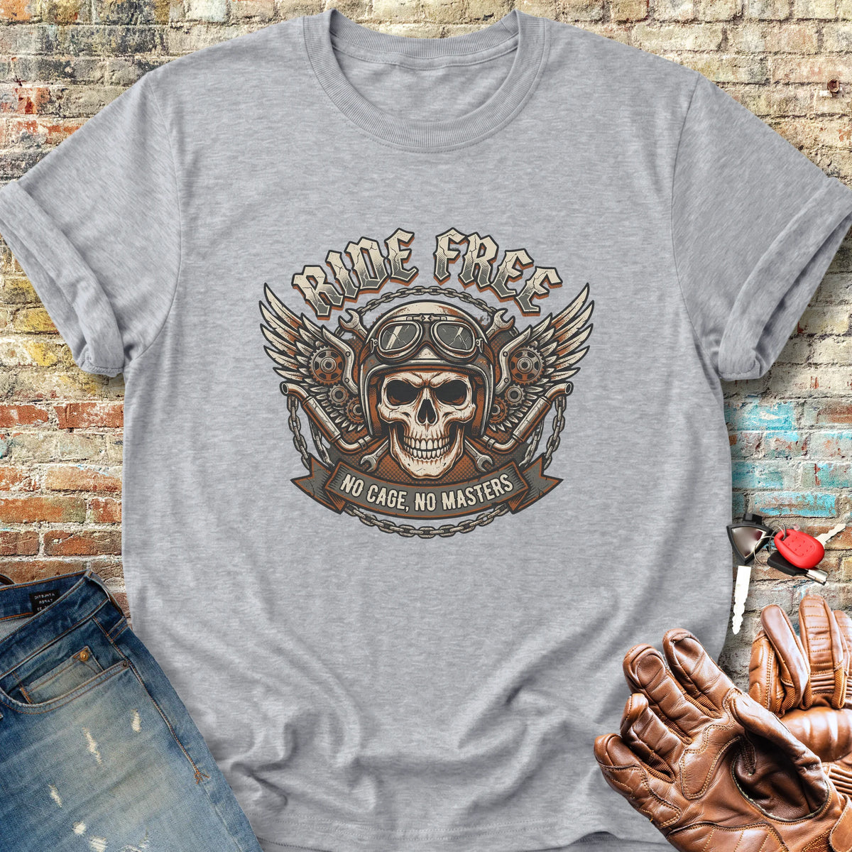 No Cage Classic T-Shirt - Sport Grey
