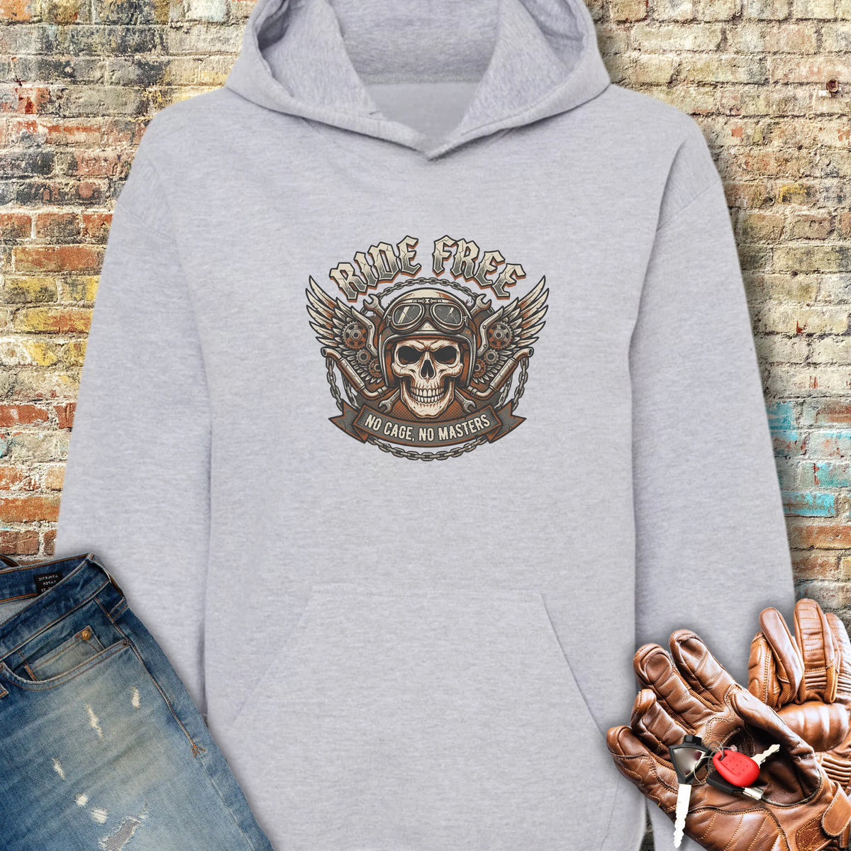 No Cage Hoodie - Sport Grey