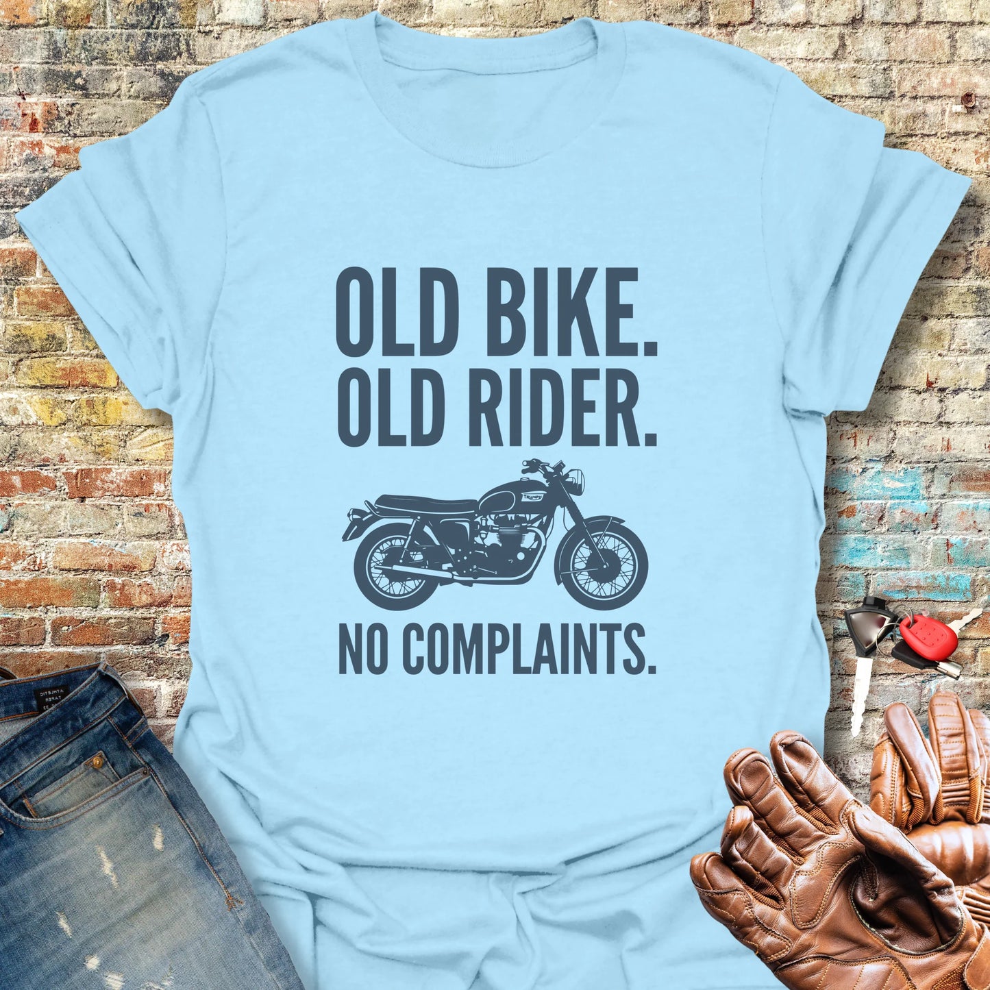 No Complaints T-Shirt - Light Blue