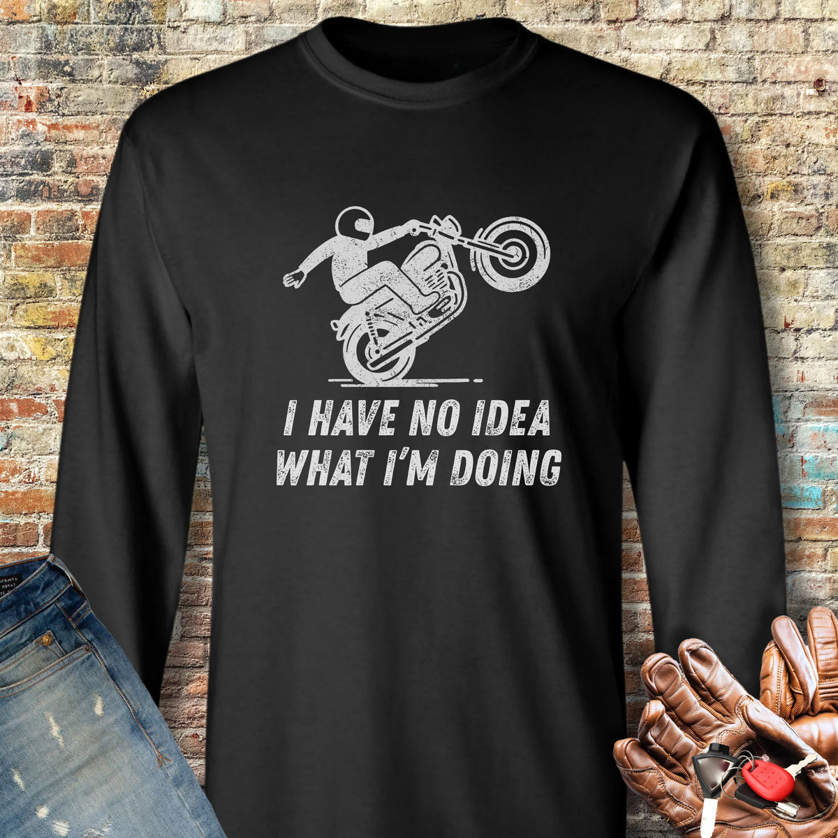 No Idea Long Sleeve T-Shirt - Black